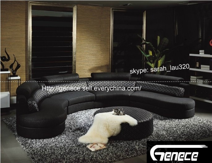China Fabric Round Sofa Arc Shape Best Selling Sofa Design wholesale