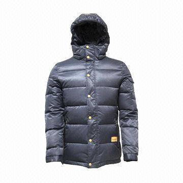 China Unisex Down Jacket with Flexible Cuffs, Makes Warm in Cold Weathers wholesale