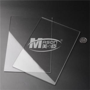 China Mason Heat Resistant Clear Acrylic Plastic Sheets pespex For Sneeze Guard wholesale