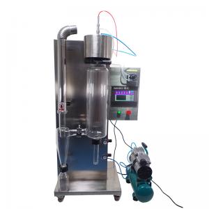 China Small Spray Dryer 1.0-1.5 S Dryer Time 30-2000ml/H Speed Of Squirmy Pump wholesale