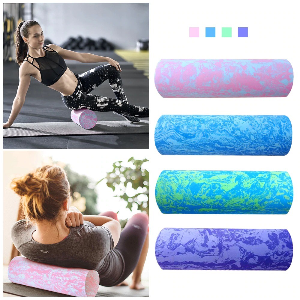 China Gym Fitness Yoga Foam Roller Peanut Ball Set Pilates Block Peanut Massage Roller Ball wholesale