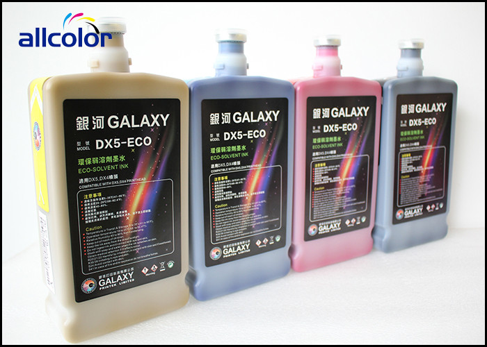 China 1000ml Eco Solvent Inks Smell Less For Roland / Mimaki / Mutoh Printer wholesale