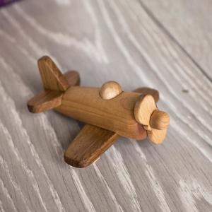 China Demountable Handmade Wooden Toys Small Wooden Airplane For Children wholesale