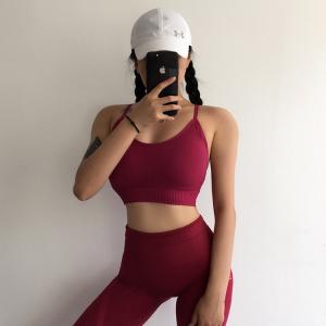 China Breathable Women'S Workout Apparel , Stylish Yoga Clothes Sports Bra And Leggings Set wholesale