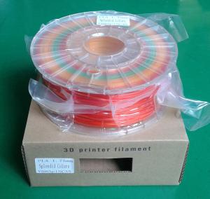 China 3 colors/spool spendid PLA filament wholesale
