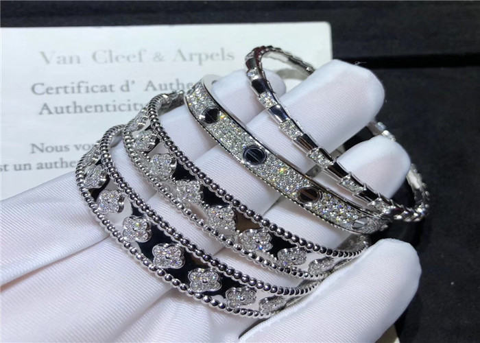 China Women'S 18K White Gold Bracelet With Diamonds wholesale