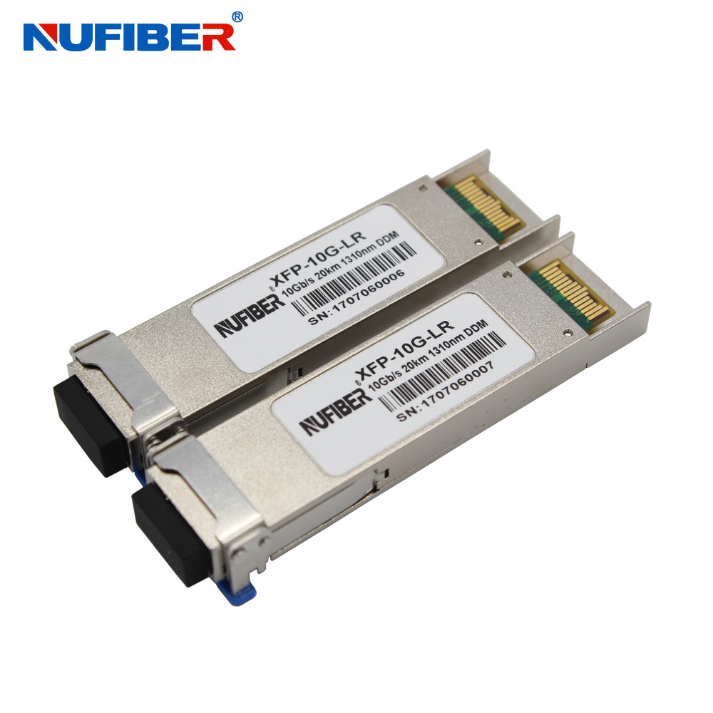 China Duplex LC 10G XFP Transceiver 20km 1310nm Hot Pluggable 30 Pin Connector wholesale