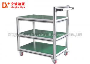 China 3 Layers Heavy Duty Cart , Aluminium Alloy Turnover Cart  Simple Assemble wholesale