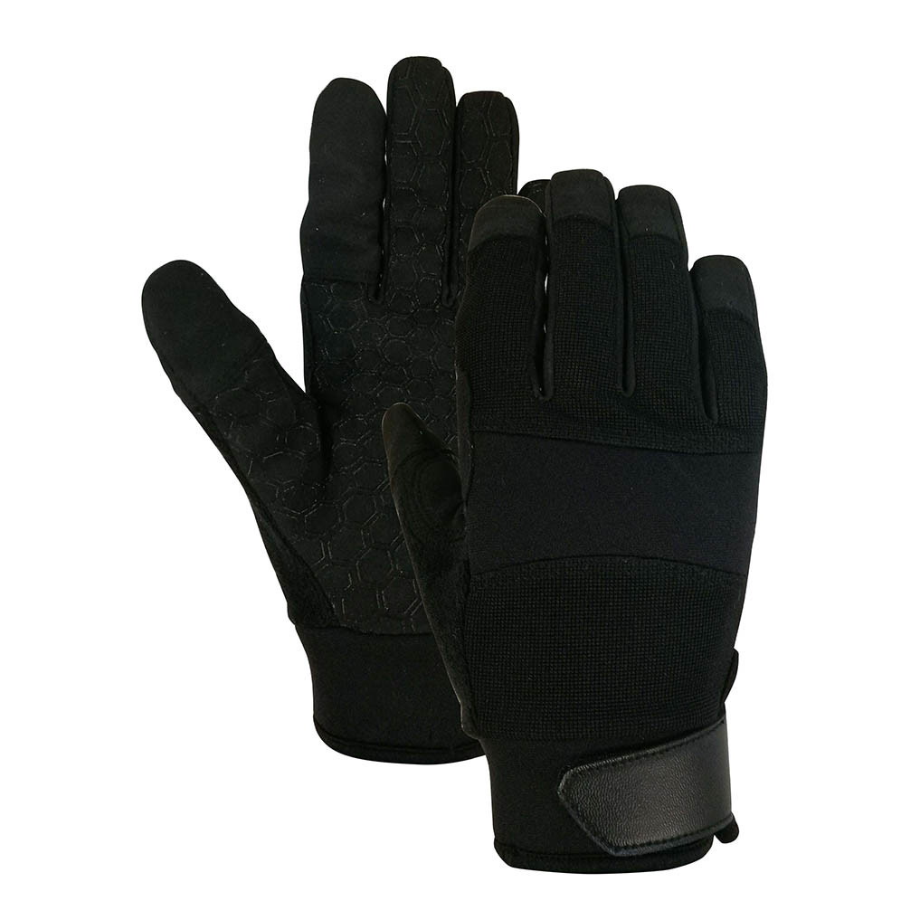 China Synthetic leather palm S-2XL Needle Resistant Gloves Cut Resistant for Military wholesale