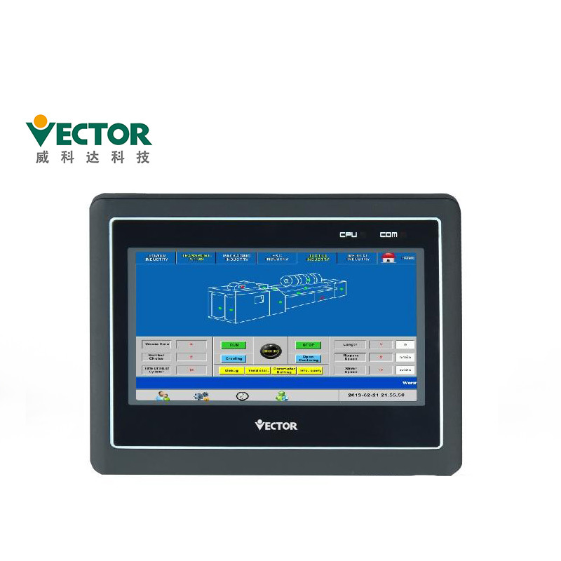 China Touch Screen 4.3Inch HMI Control Panels With Ethernet Port wholesale