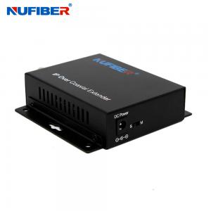 China 1 BNC 1 RJ45 1.5KM IP Over Coax Converter With 12VDC Power Supply wholesale