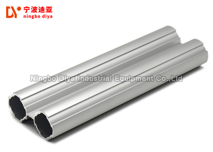 China Double Aluminium Extruded Sections , Aluminium Alloy Extruded Pipe Conjunction wholesale