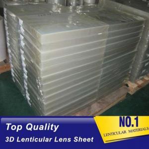 China 3D lenticular sheet material with best focus for making middle format 3d / flip on injekt or digital printer in USA wholesale