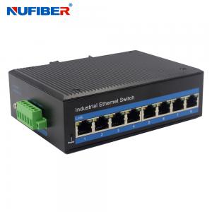 China 8 Port Rj45 UTP Unmanaged Industrial Switch 10Mbps 100Mbps Auto Negotiation wholesale