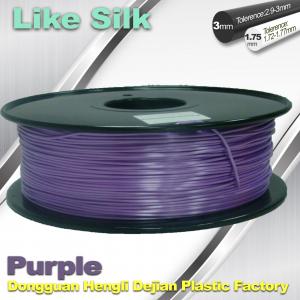 China Purple Color Polymer Composites 3d Printing Plastic Filament High Gloss wholesale