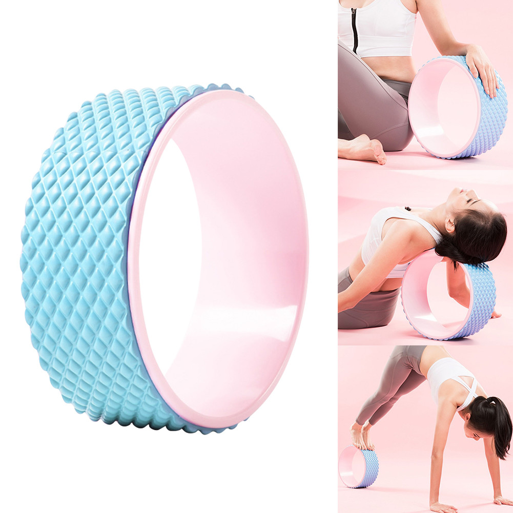 China Back Training Yoga Roller Wheel Stretching Massage Fitness Equipment for Waist Shaping wholesale