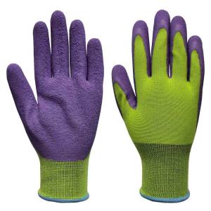 China Hysafety S to XL Latex Coated Work Gloves Firm Grip Pine Tree Gardening Gloves wholesale