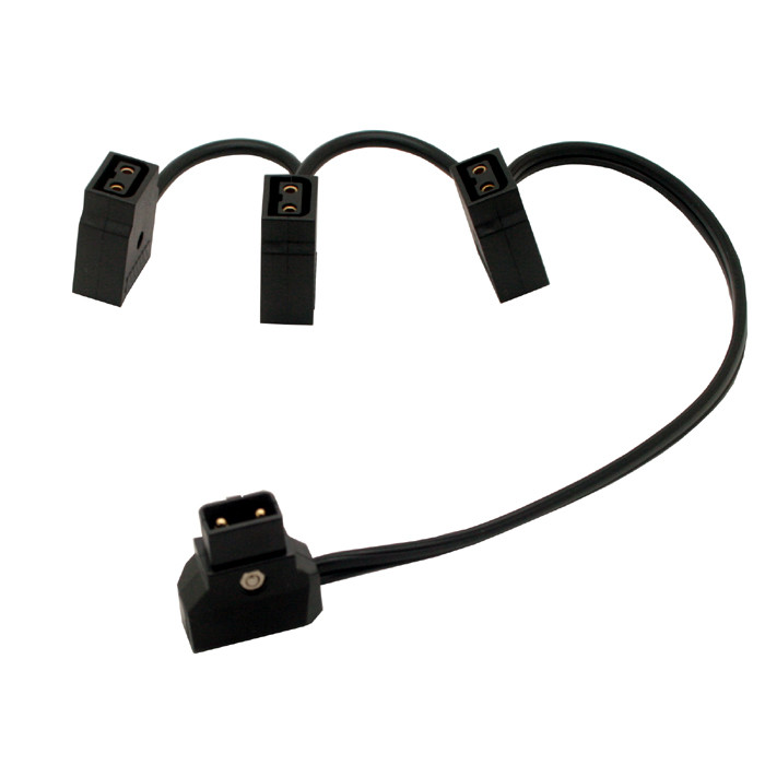 China D-tap male to 3 D-Tap Female Extension Cable for Anton Bauer V-mount Battery wholesale