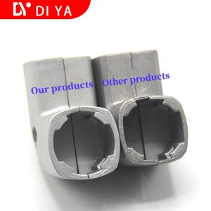 China Silver Color Extruded Aluminum Track DY10 Industrial Lean Tube Connector wholesale