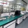China 4 Wheels Wood Chemistry Lab Workbench For Scientific Chemical Experiments wholesale