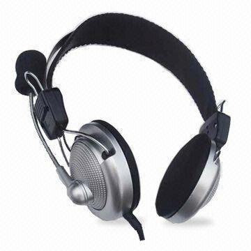 China Wired Computer Headset with Mic, High Stereo Sound and Mic Frequency Range From 30 to 16,000Hz wholesale