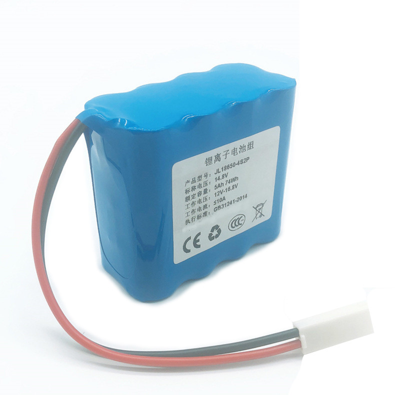 China IEC62133 14.8V 5000mAh 18650 Rechargeable Battery Pack wholesale