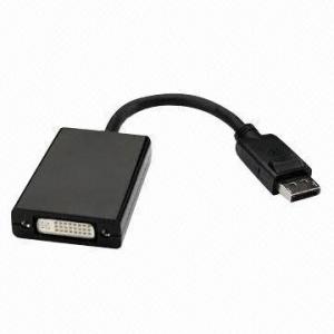 China DisplayPort to DVI Adapter, Black and White Colors wholesale