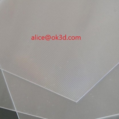 China Thick Lenticular Material Cylinder Lens 25 LPI 4.1MM thickness lenticular for UV flatbed Printer and Inkjet print wholesale