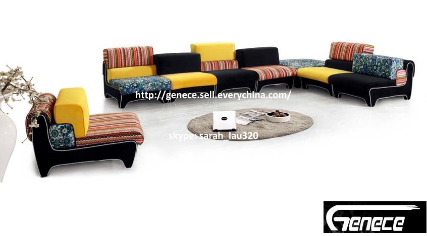 China Hot Sale Fabric Sectional Sofa Freely Chairs Option wholesale
