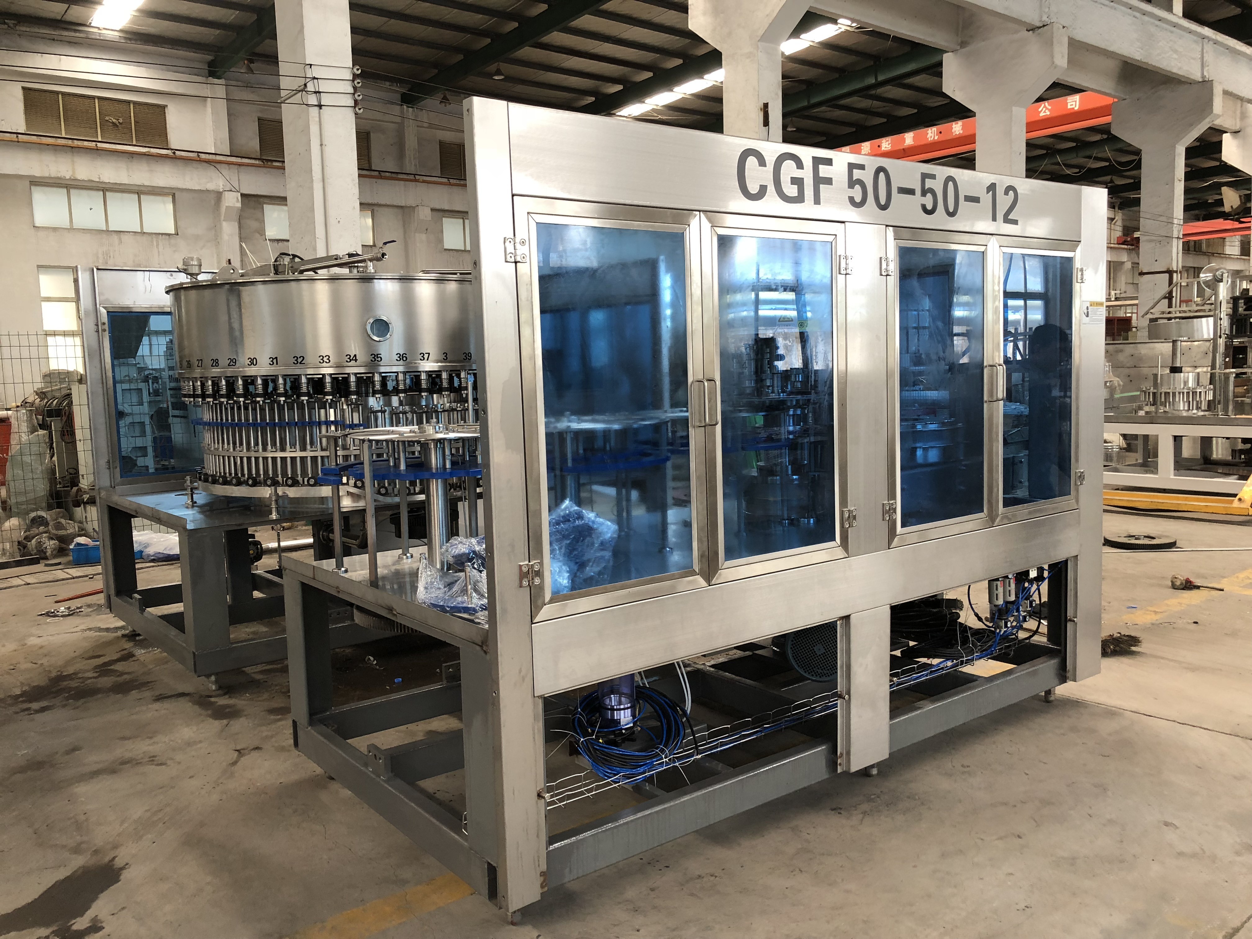 China 5000BPH Plc Plastic Bottle Filling Machine Direct Air Conveyor wholesale