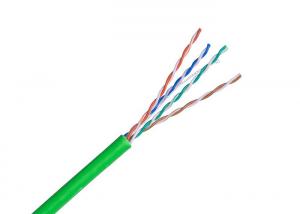 China Temporary Lan Cable Bulk Cat5e Cable , CCA Conductor Shielded Cat5e Cable PVC Jacket wholesale