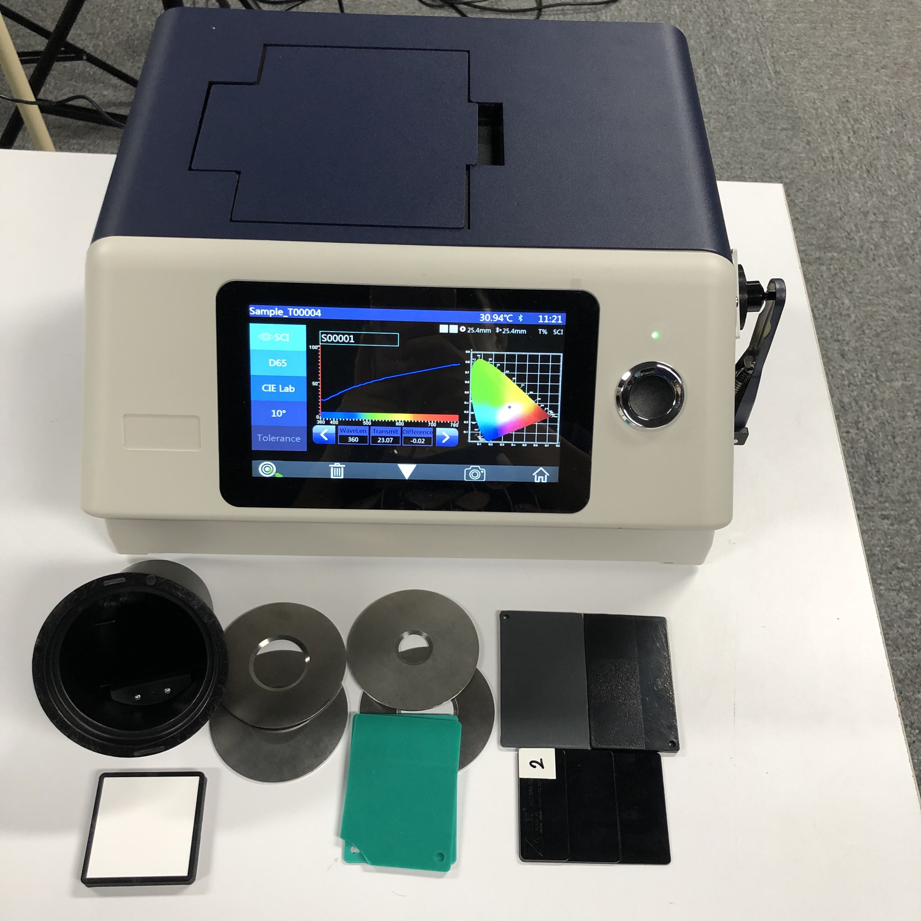 China D/0 Benchtop Multi Angle Spectrophotometer High Accuracy For Glass Film Transmission Reflectance wholesale