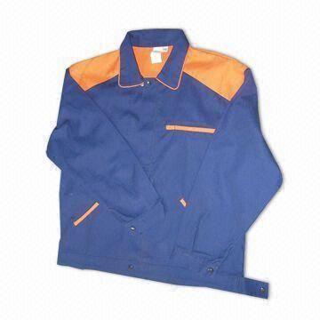China Workwear Jacket, Available in Blue and Orange wholesale