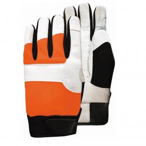 China EN388 4142X EN420 24m/S Chainsaw Safety Gloves with cut protection CLASS 2 wholesale