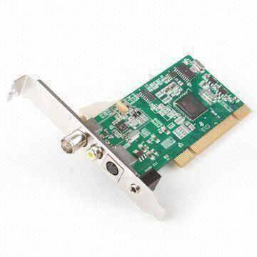 China TV Tuner Card, PCI Silicon, with Customizable Channel Lists and Still-image Snapshots wholesale