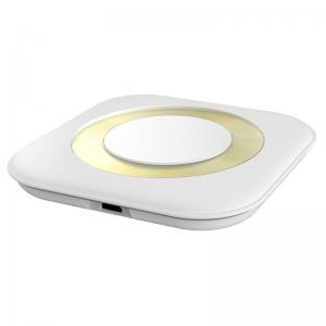 China Black / White Fast Wireless Mobile Charger , Wireless Charging Pad PC ABS CE FCC Rohs wholesale