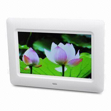 China 480 x 234 7-inch TFT Digital Photo Frame, Play Audio/Photo/Video, Supports SD/MMC/MS Card/USB Drive wholesale