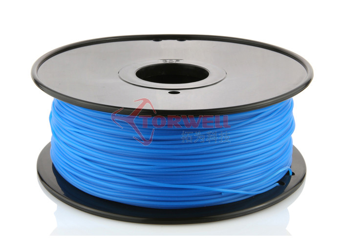China Hot Sale Cubify Reprap 3D Printer PLA Filament 1.75MM Luminous blue,1kg(2.2lb)/KG,RoHS certificated. wholesale