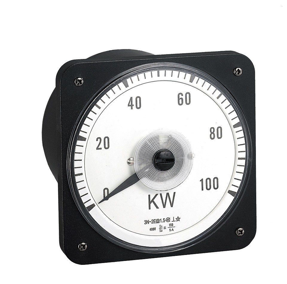 China Moving Coil Analog Electric Meter , 110*110mm Analogue Panel Ammeter Three Phase wholesale