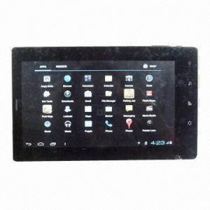 China 7-inch Tablet PC, Capacitive Multi-touchscreen, 3G, Bluetooth, Android V4.0 OS, Dual Camera/Wi-Fi wholesale