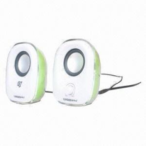 China Transparent Colorful Mini Speakers, Output of 3 x 2W wholesale