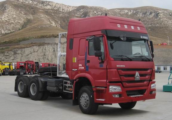 China Tractor truck, Primer Moving, Semi-trailer Towing Truck with NG Engine ZZ4257V3847D1LB wholesale