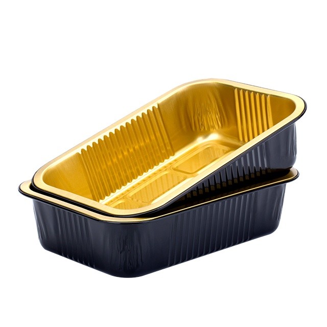 China 750ML/25oz ABL PACK Airline Aluminum Casserole Aluminum Foil Container with Lid Disposable Microwave Food Containers wholesale