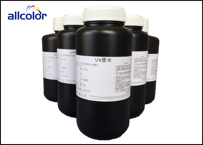 China Epson DX5 Head UV LED Ink For Metallic / Ceramic / Glass / Leather Printing wholesale