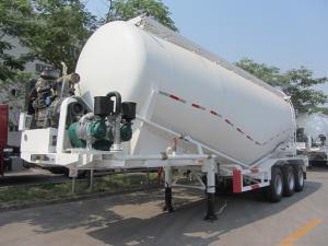 China 33000L  Steel Powder Tanker Semi-Trailer with 3 axles for 30 Tons Cement Powder   9333GSN wholesale