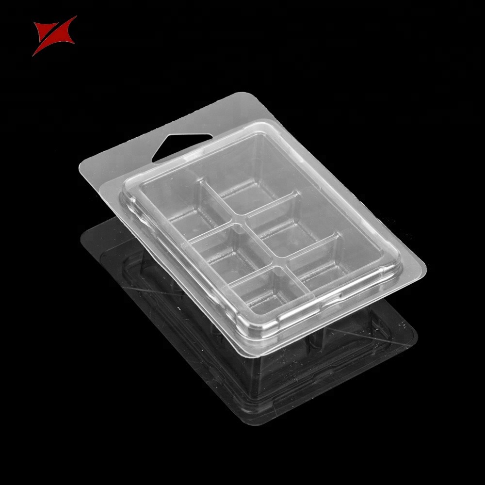 China customized disposable plastic clamshell edgefold sliding blister card packaging wholesale