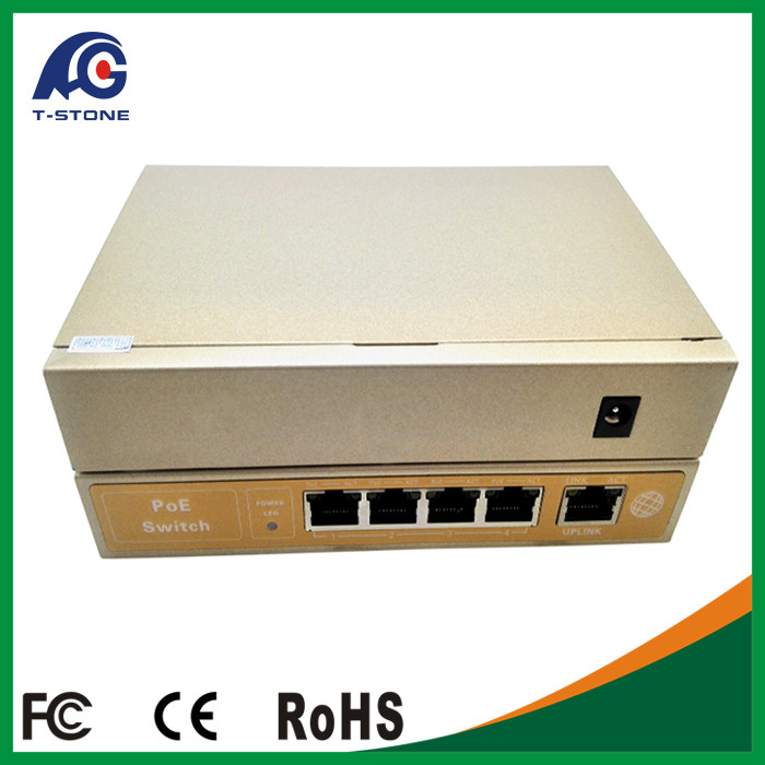 China 5 Port 10/100m Poe Switch with 1 Data Uplink wholesale