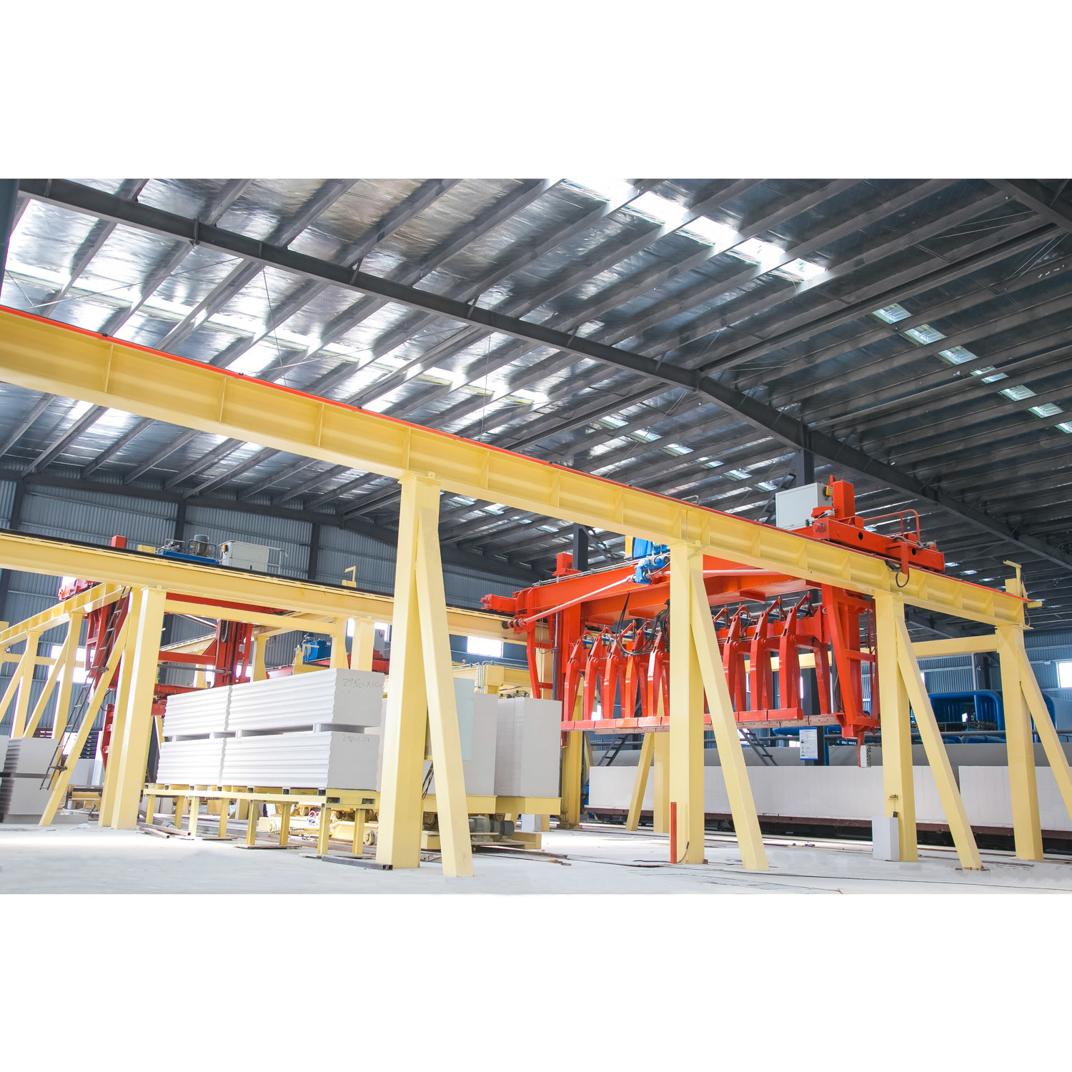 China Fully Automatic AAC Block Making Machine with High-Precision Cutting System Rotary Clamper AAC Block Plant Machinery wholesale