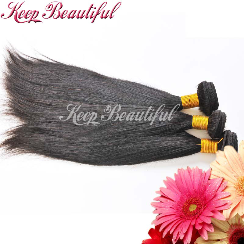 Buy cheap Golden Grade 6A Virgin Brazilian hair silk stright Hair Extensions, remy virgin from wholesalers