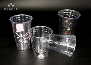China PET Disposable Transparent Plastic Cup , Clear Disposable Cups wholesale